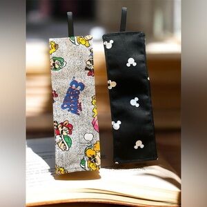 Super Mario Nintendo & - Mickey Mouse White and Black Bookmarkers